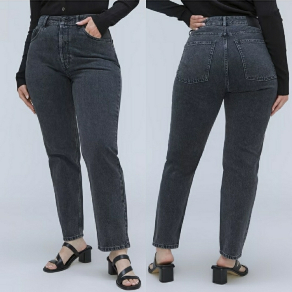 Everlane Curvy 90's Cheeky Black Jeans NWT